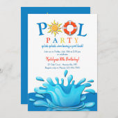 Einladung zum Pool (Vorne/Hinten)