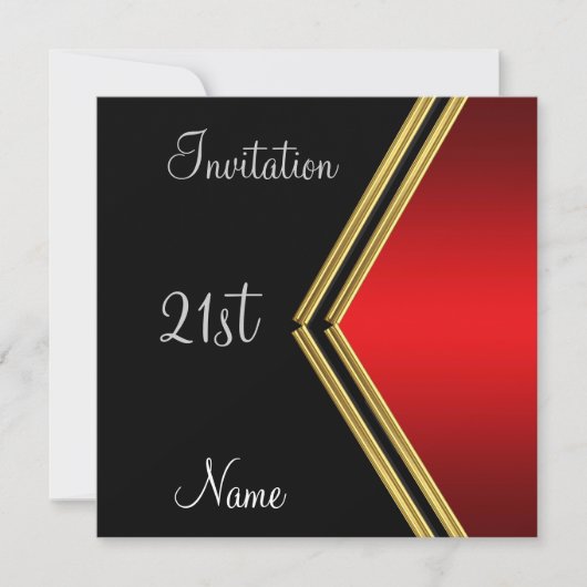 Einladung zum populären Schwarzen Geburtstag (Vorderseite)