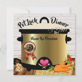 Einladung zum Pot Luck-Jubiläum Version 1 (Vorderseite)