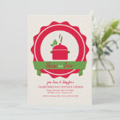 Einladung zum Potluck-Dinner (Stehend Vorderseite)