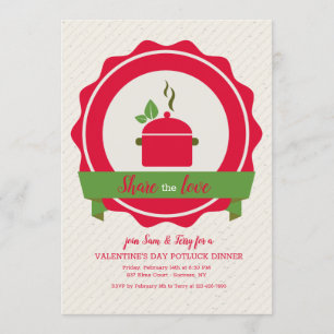 Einladung zum Potluck-Dinner