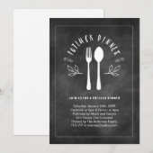 Einladung zum Potluck-Dinner (Vorne/Hinten)