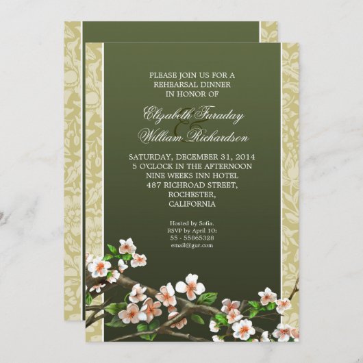 Einladung zum Probe (Vorne/Hinten)