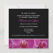 Einladung zum Probe — Orchideen (Rückseite)