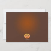 Einladung zum Pumpkin Carving Contest (Rückseite)