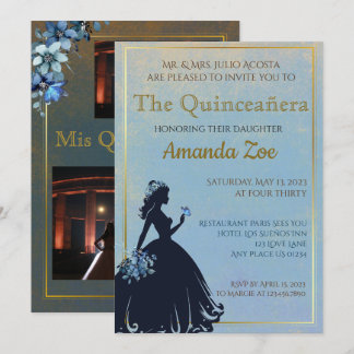 Einladung zum Quinceañera-Fest