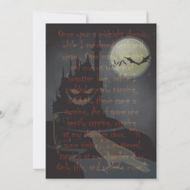Einladung zum "Raven"-Halloween-Party
