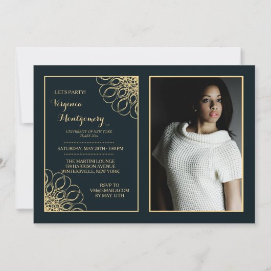 Einladung zum regulären Graduate Foto (Vorderseite)