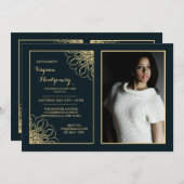 Einladung zum regulären Graduate Foto (Vorne/Hinten)