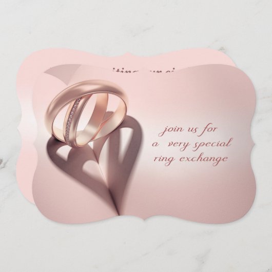 Einladung zum Ringwechsel (Vorne/Hinten)