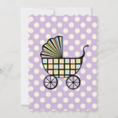 Einladung zum Rocking Horse Dusche (Rückseite)