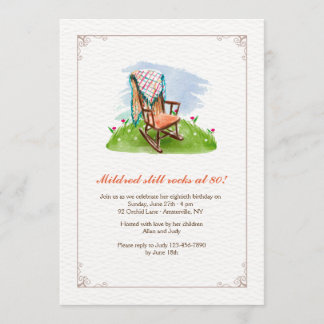 Einladung zum Rocksessel