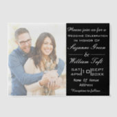 Einladung zum romantischen Foto und zur Texthochze (Vorderseite)