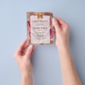 Einladung zum Rose zum Geburtstag des Haushalts Flyer (Gruppe)