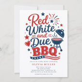 Einladung zum Rot Weiß & Fällig BBQ (Vorderseite)