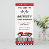 Einladung zum Roten Rennen (Stehend Vorderseite)