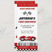 Einladung zum Roten Rennen (Vorne/Hinten)