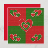 Einladung zum Roten und Grünen Herzen (Vorne/Hinten)