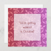 Einladung zum Roten und Lila Rollen (Vorne/Hinten)