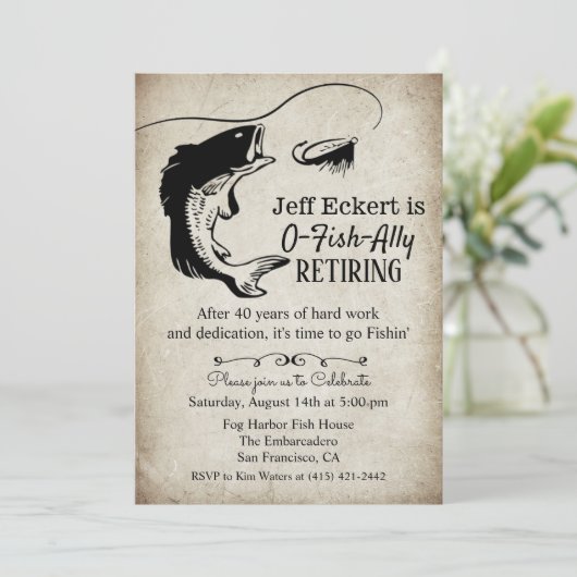 Einladung zum Ruhestand (Stehend Vorderseite)