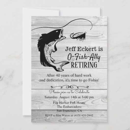 Einladung zum Ruhestand (Vorderseite)