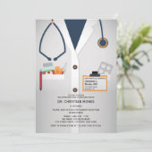 Einladung zum Ruhestand des medizinischen Personal (Stehend Vorderseite)