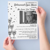 Einladung zum Ruhestand Flyer (Hand)