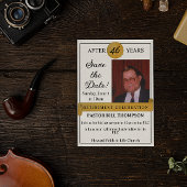 Einladung zum Ruhestand Save the Date Foto