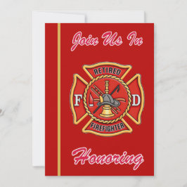 Einladung zum Ruhestand von Feuerwehrleuten