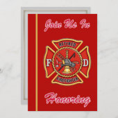 Einladung zum Ruhestand von Feuerwehrleuten (Vorne/Hinten)