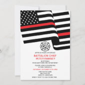 Einladung zum Ruhestand von Feuerwehrleuten (Vorderseite)