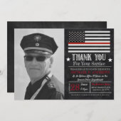 Einladung zum Ruhestand von Feuerwehrleuten (Vorne/Hinten)