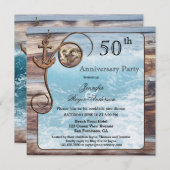 Einladung zum rustikalen Jahrestag (Vorne/Hinten)