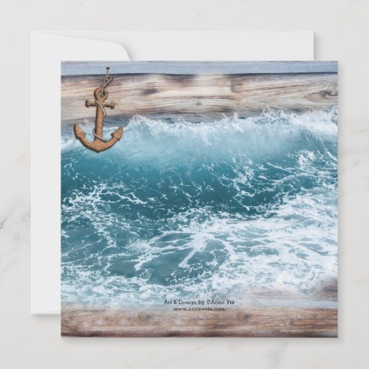 Einladung zum rustikalen Jahrestag (Rückseite)