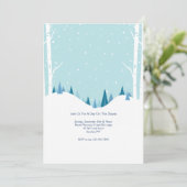 Einladung zum Schneetag (Stehend Vorderseite)