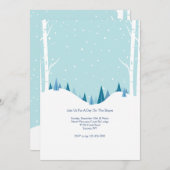 Einladung zum Schneetag (Vorne/Hinten)