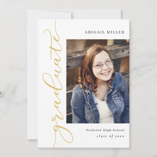 Einladung zum Schreiben eines bearbeitbaren Abschl (Vorderseite)