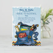 Einladung zum Schulrucksack (Stehend Vorderseite)