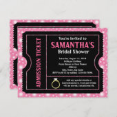 Einladung zum Schwarzen Brautparty (Vorne/Hinten)