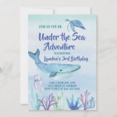 Einladung zum Sea Adventure Kindergeburtstag (Vorderseite)