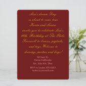 Einladung zum sechzehnten Geburtstag. (Stehend Vorderseite)