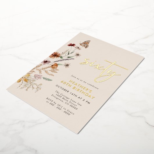 Einladung zum sechzigsten Geburtstag (Gedreht)