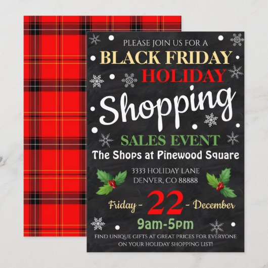 Einladung zum Shopping (Vorne/Hinten)