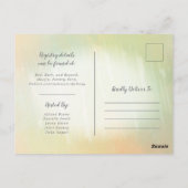 Einladung zum Showduschen von Eiscreme Postkarte (Rückseite)