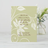 Einladung zum Silver and Gold Bridal Shower (Stehend Vorderseite)