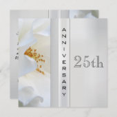 Einladung zum Silver Wedding Jubiläum (Vorne/Hinten)