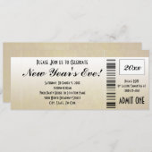 Einladung zum Silvesterabend (Vorne/Hinten)