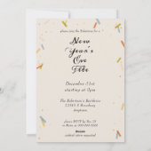 Einladung zum Silvesterabend Champagne (Rückseite)