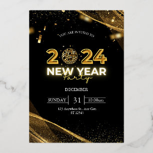 Einladung zum Silvesterabend-Party
