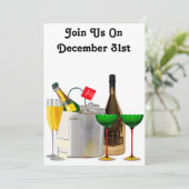 Einladung zum Silvesterfest (Stehend Vorderseite)